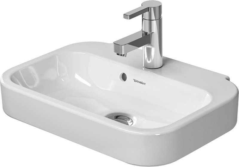 Duravit Happy D.2 umywalka 50x36 cm ścienna prostokątna biała 0709500000 - Wysyłka w 24h