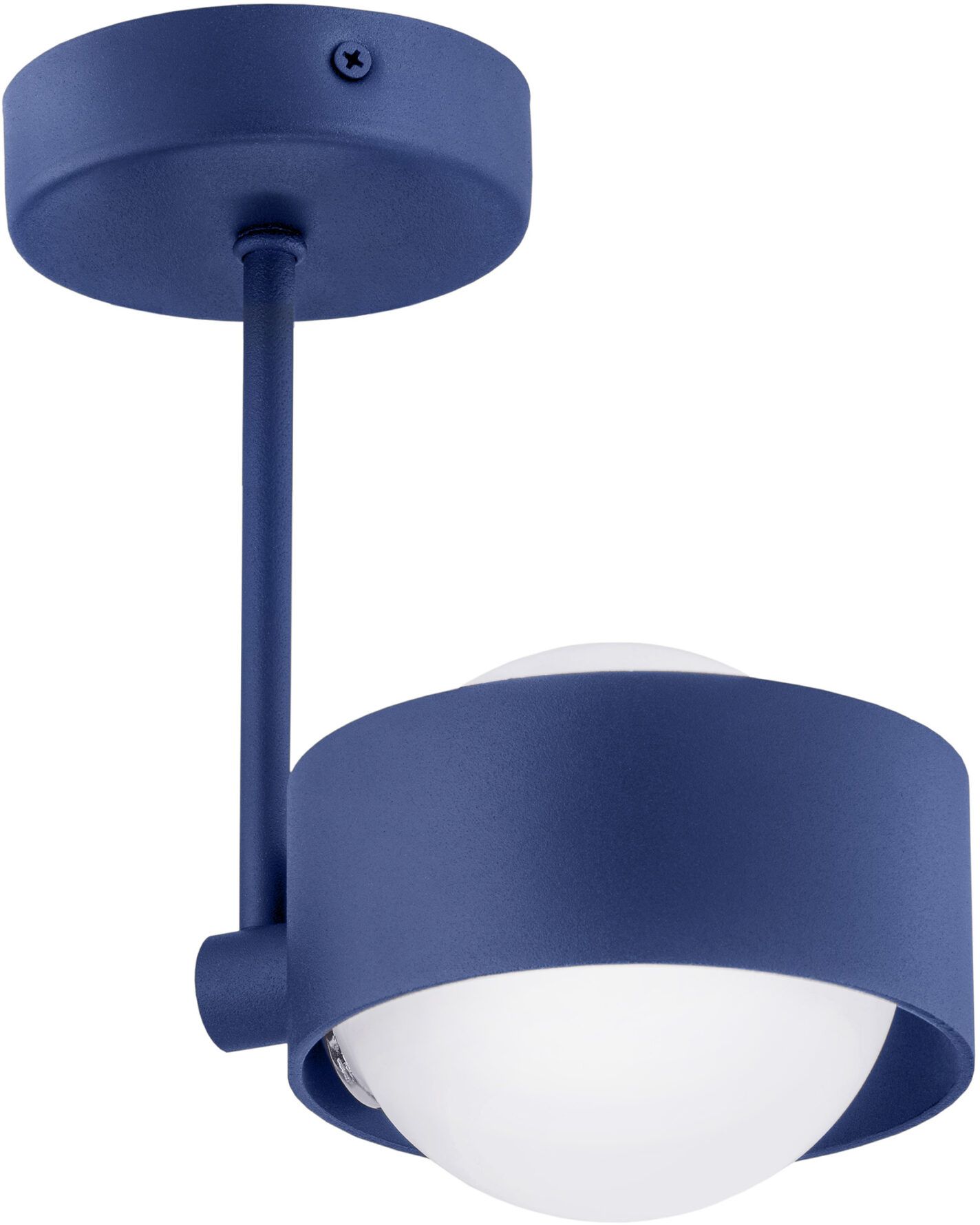 Argon Massimo Plus lampa podsufitowa 1x6W opal mat/granat 8062
