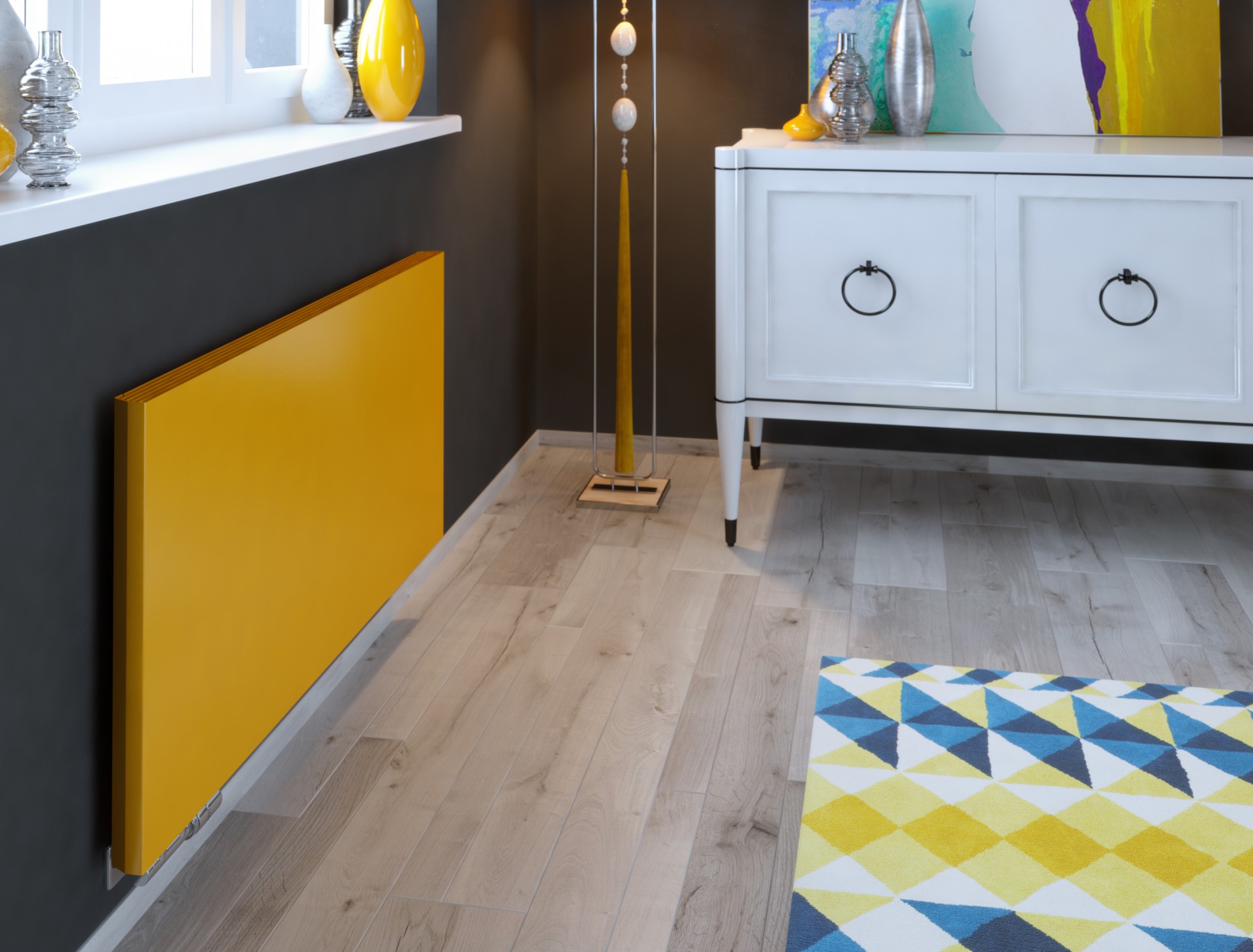 Terma Case Slim wymiennik grzejnika 181x42 cm biały WGCSX181042K916ZX