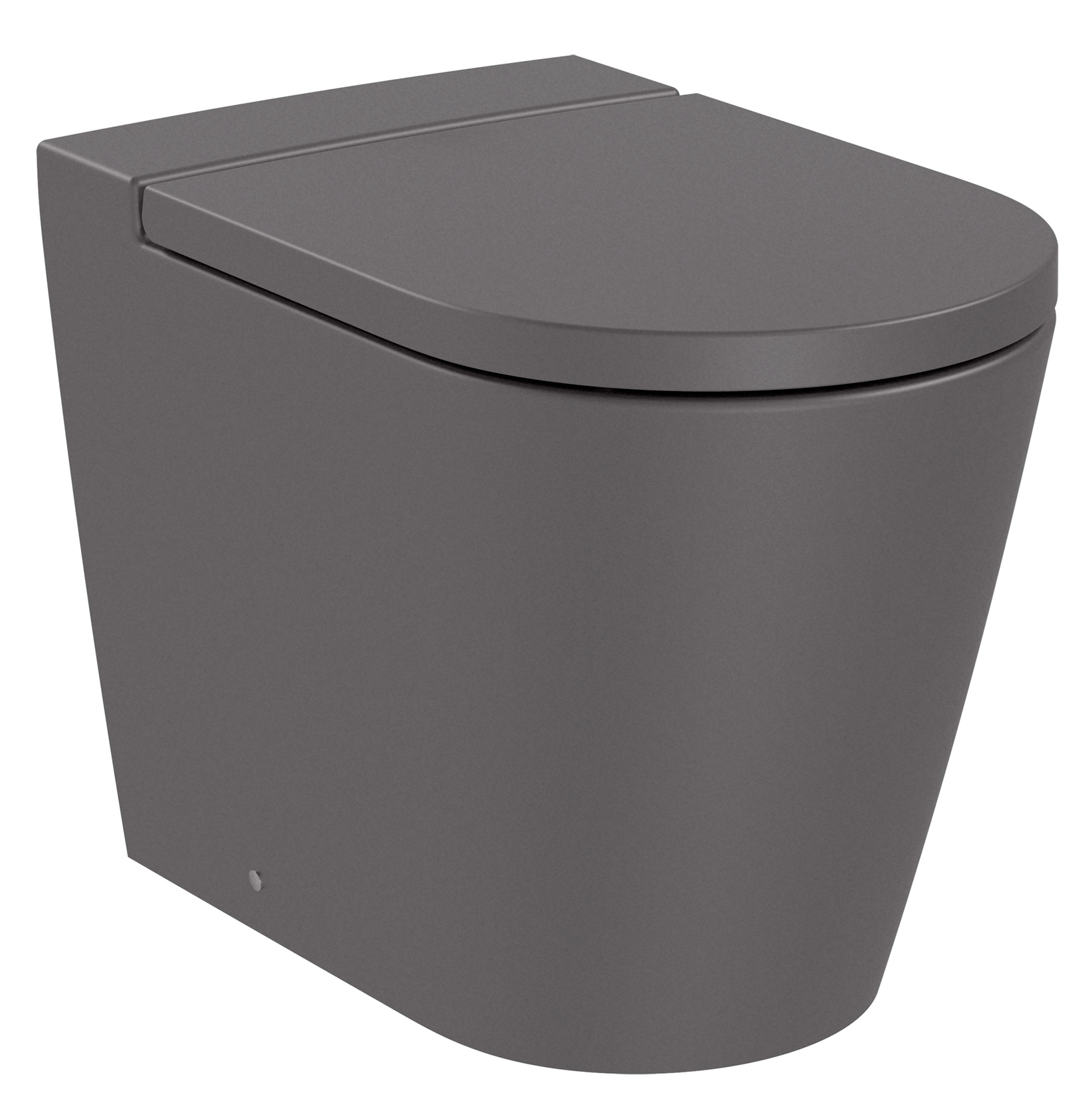 Roca Inspira miska WC stojąca bez kołnierza onyx A347526640