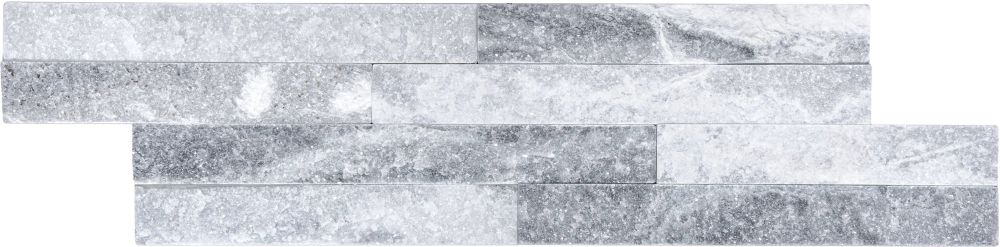 Iryda Quartz płytka elewacyjna biały/szary10x35 cm