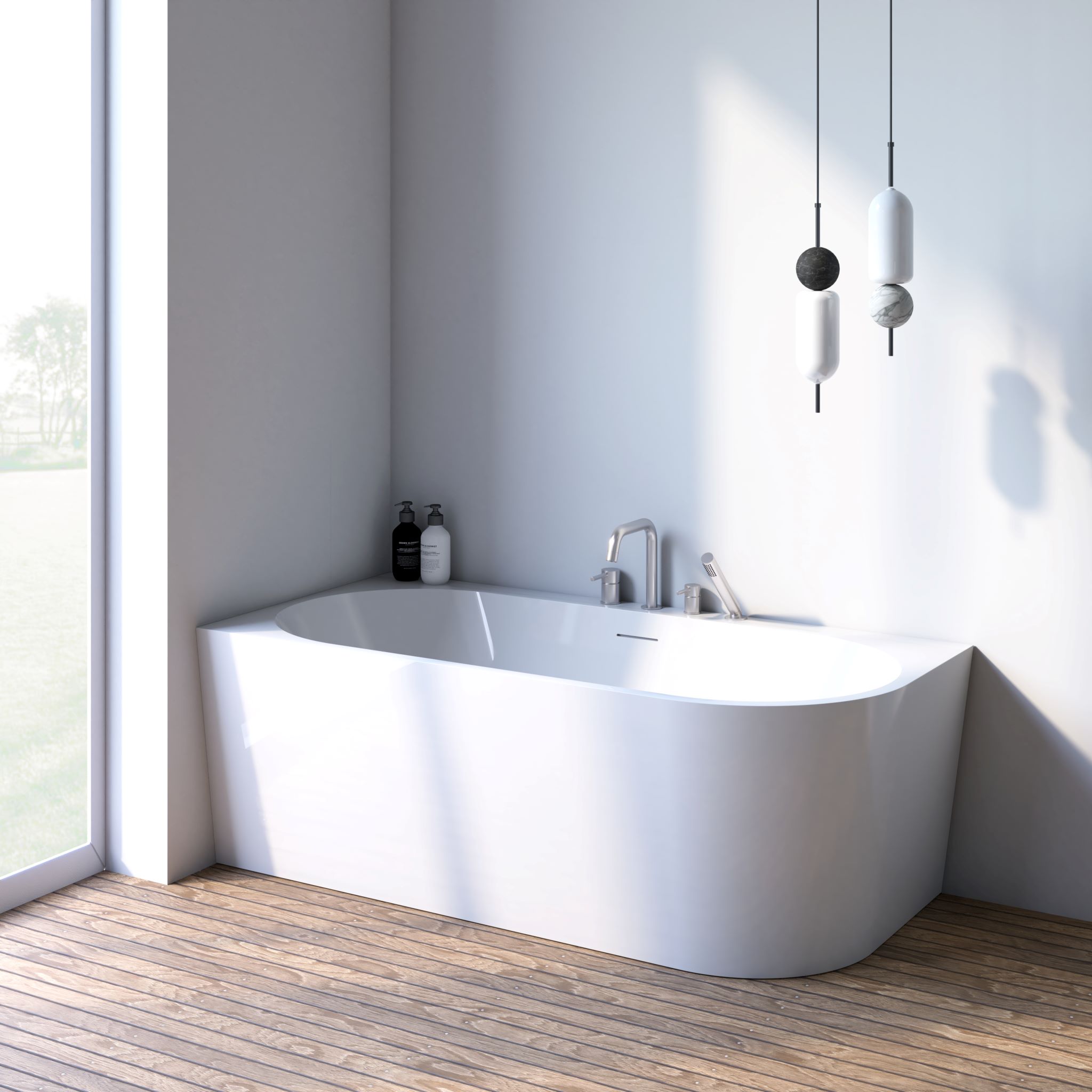 Oltens Molle bateria wannowo-prysznicowa nawannowa chrom 34200100 - Wysyłka w 24h