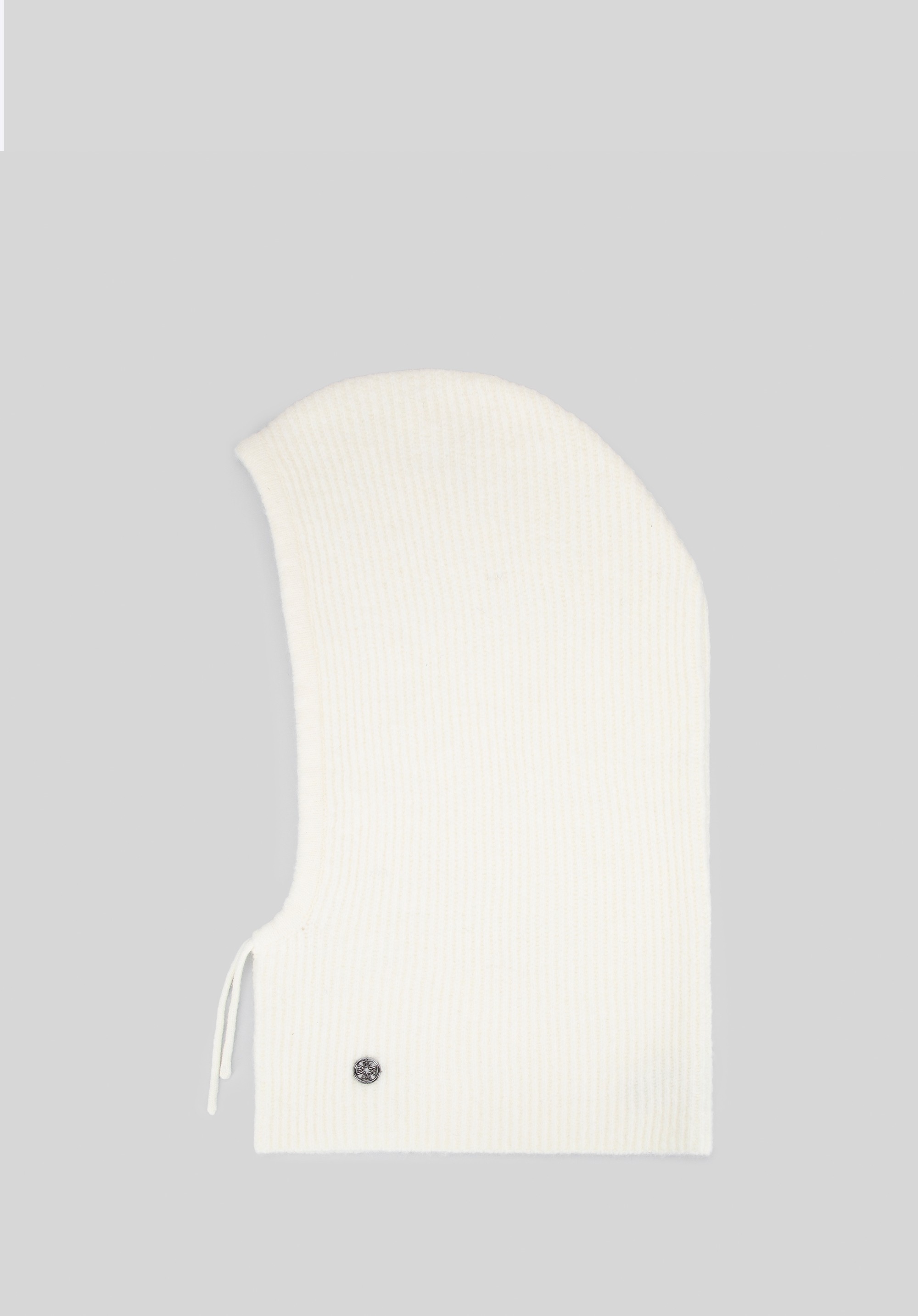 Kominiarka damska z domieszką wełny ecru