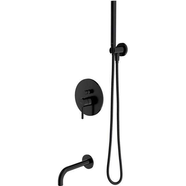 OMNIRES System wannowy Y podtynkowy czarny półmat SYSYW01BL