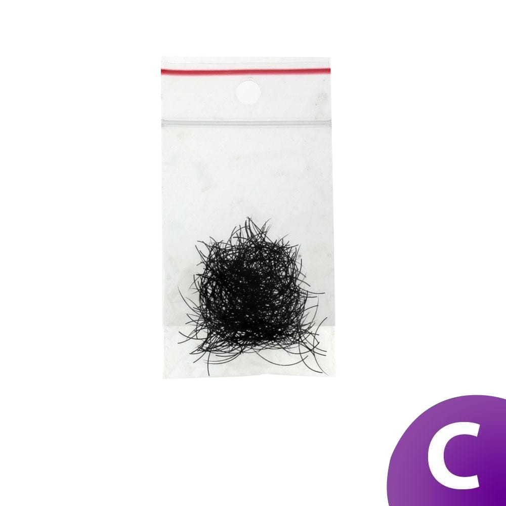 Rzęsy syntetyczne pojedyncze C-0,30-9 mm woreczek 1 g