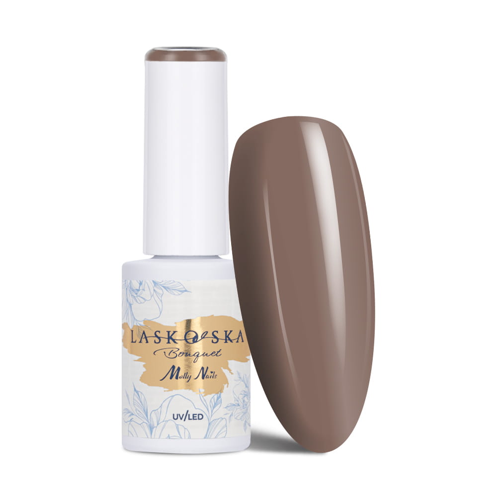 Lakier hybrydowy LED/UV Gel Polish Molly Nails @Bouquet by Laskovska Cedar Rose HEMA/Di-HEMA Free 7g