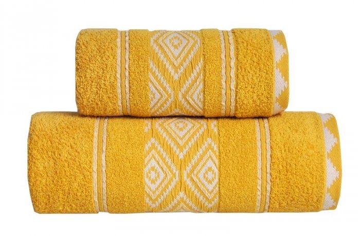 Ręcznik AZTEKA 50x90 kolor kurkuma