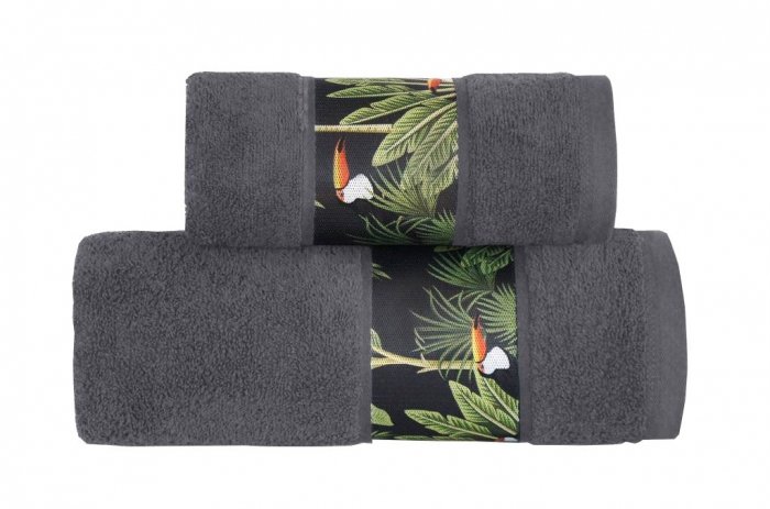 Ręcznik TUKAN 50x90 kolor stalowy