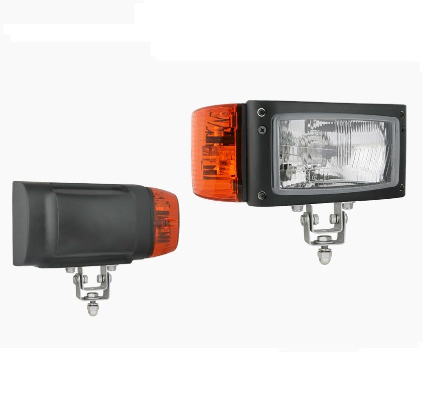 Reflektor przedni typu H4 z uchwytem omega i złączem DT04-6P prawy REPR1.24213 Wesem