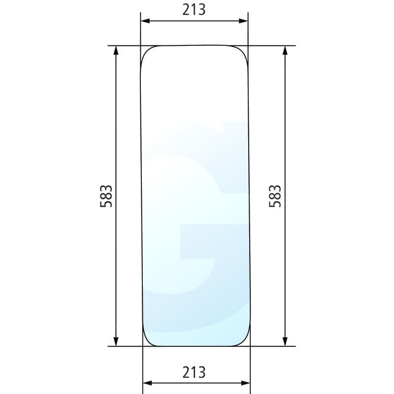 Szyba dzielona prawa i lewa FIAT 5108667