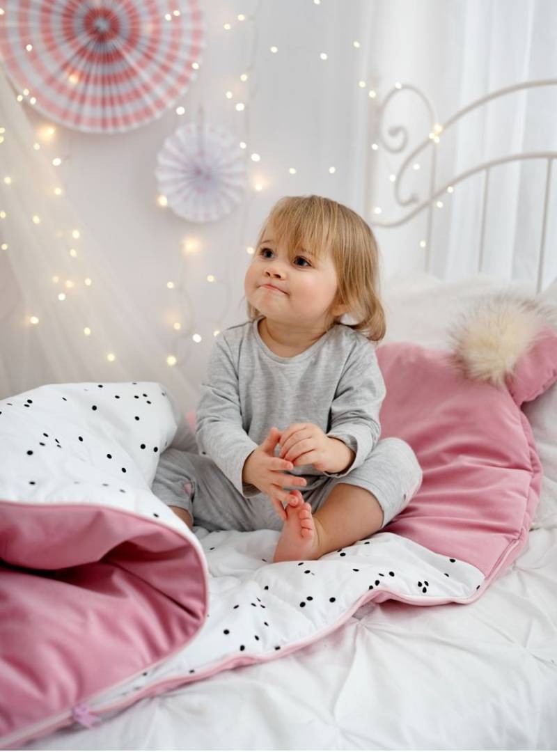Śpiworek Kinder Hop Dream Catcher Velvet Sugar Pink 120x60 cm