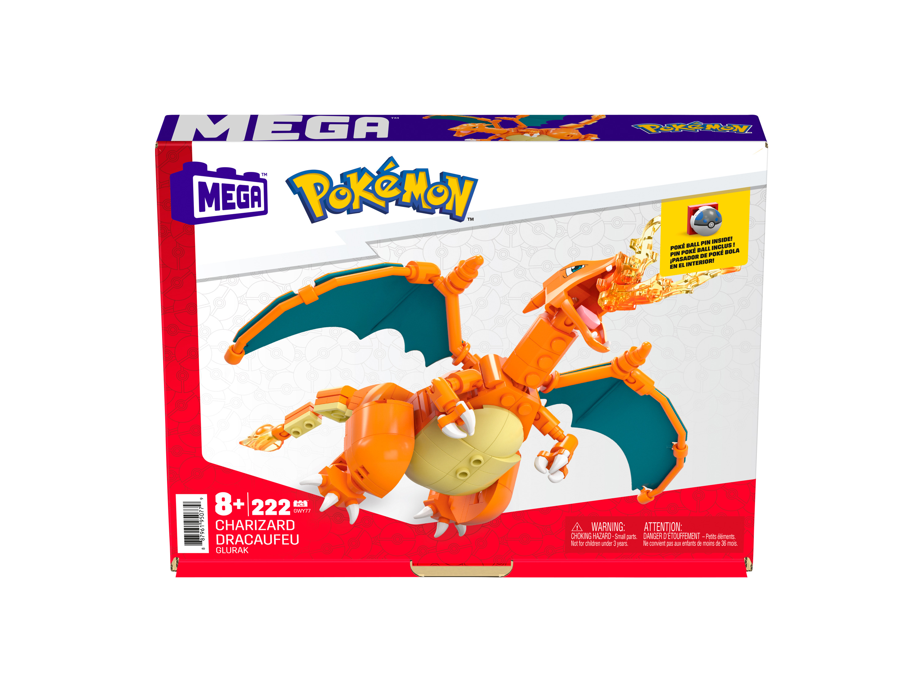 Mega Zestaw konstrukcyjny z figurką Pokémon Charizard