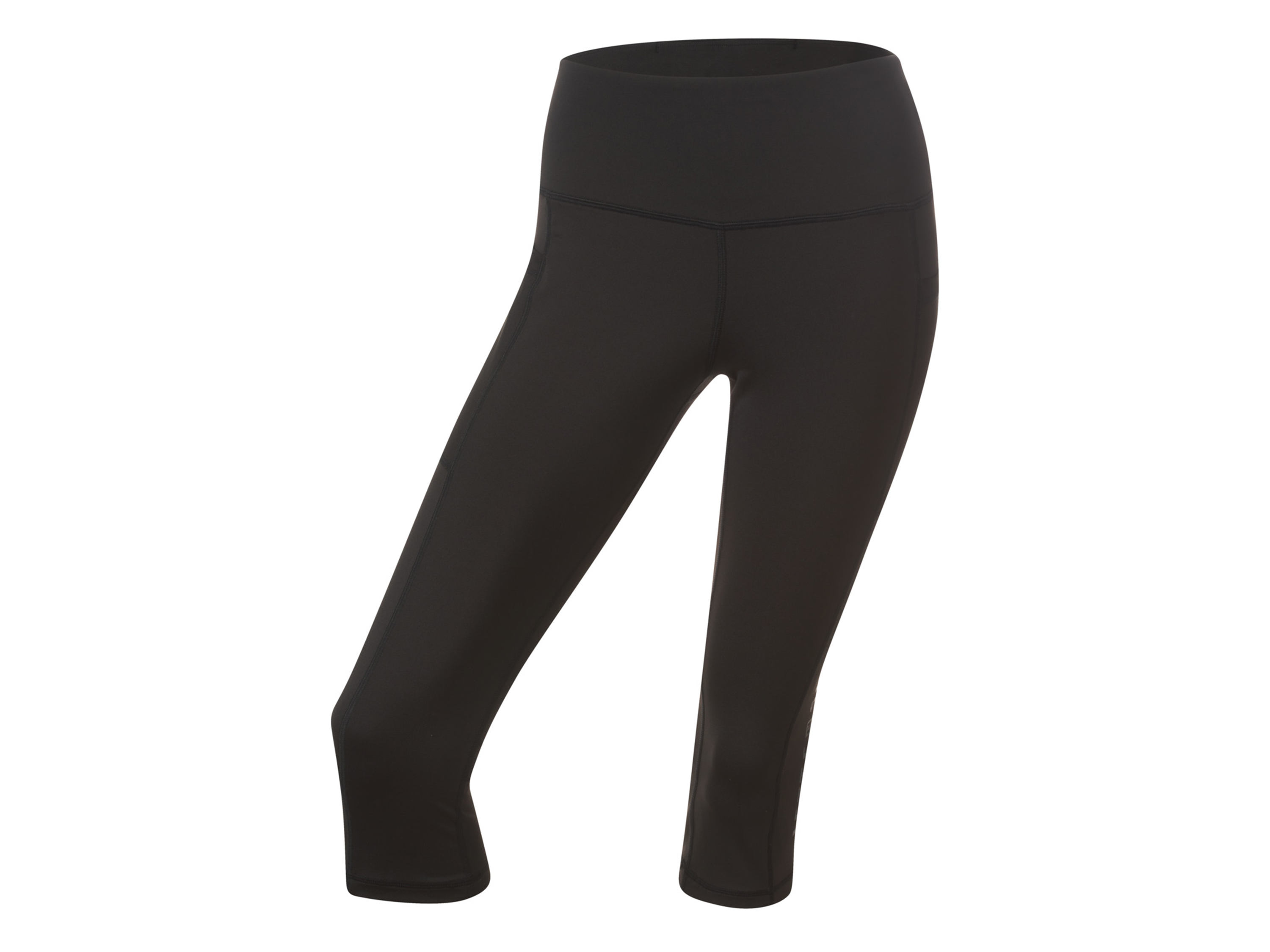 Crivit by Jette Sport Spodnie funkcyjne damskie capri Czarny, XS 32/34