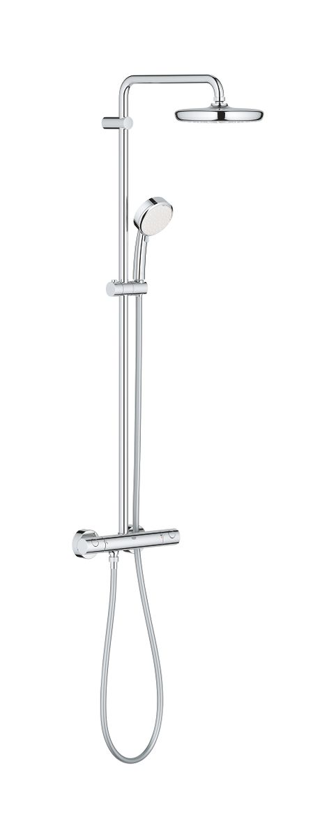 Darmowa Dostawa - Zestaw prysznicowy ścienny termostatyczny starlight chrome Grohe New Tempesta 27922001