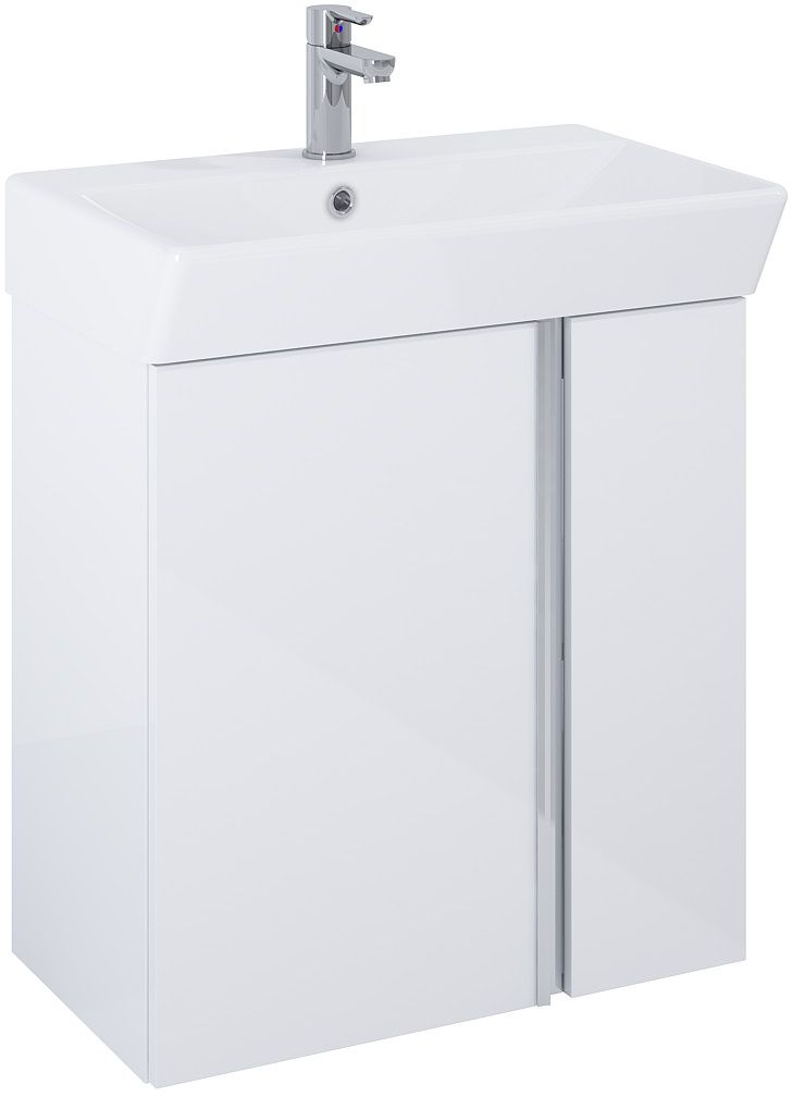 Darmowa Dostawa - Umywalka z szafką 60.5 cm białą Elita Skye RE020600128060