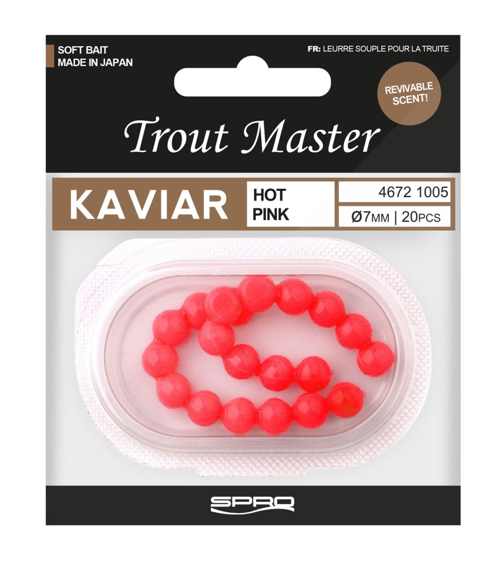 Spro Przynęta Trout Master Kaviar 7mm Hot Pink