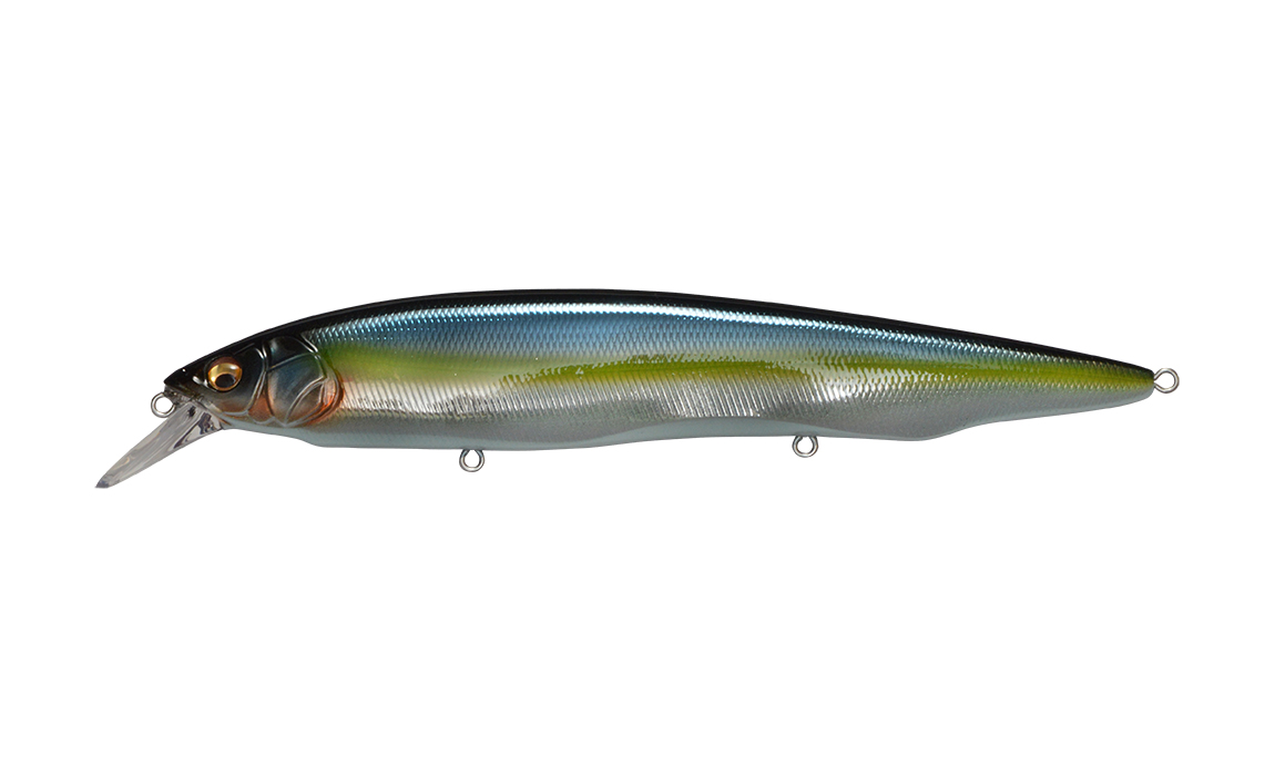 Megabass wobler Kanata AYU MG Sexy Skeleton Floating 16cm