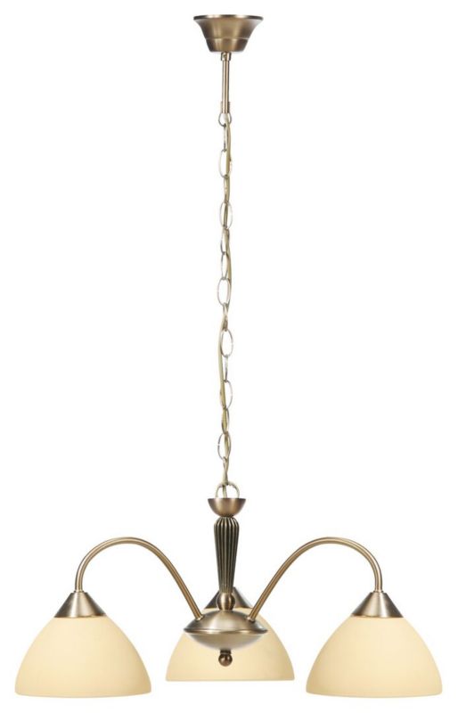 Żyrandol Rabalux Regina 1732 brązowo-kremowy styl klasyczny 3xE14 x 1 szt.