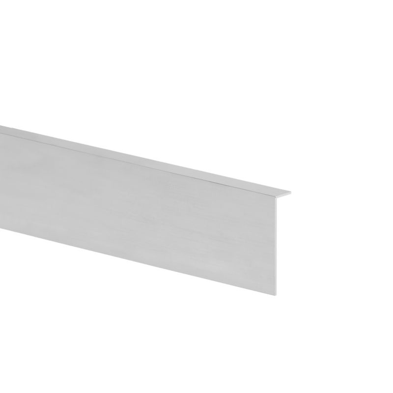 Kątownik aluminiowy gładki 2600 x 40 x 10 x 1 mm naturalny