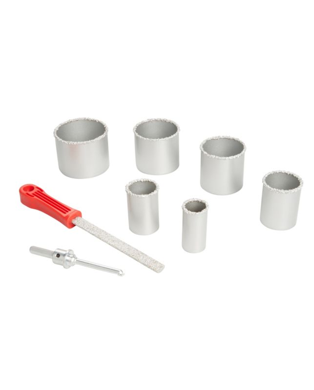 Zestaw otwornic węglowych Universal fit HEX 35-85 mm 6 szt.