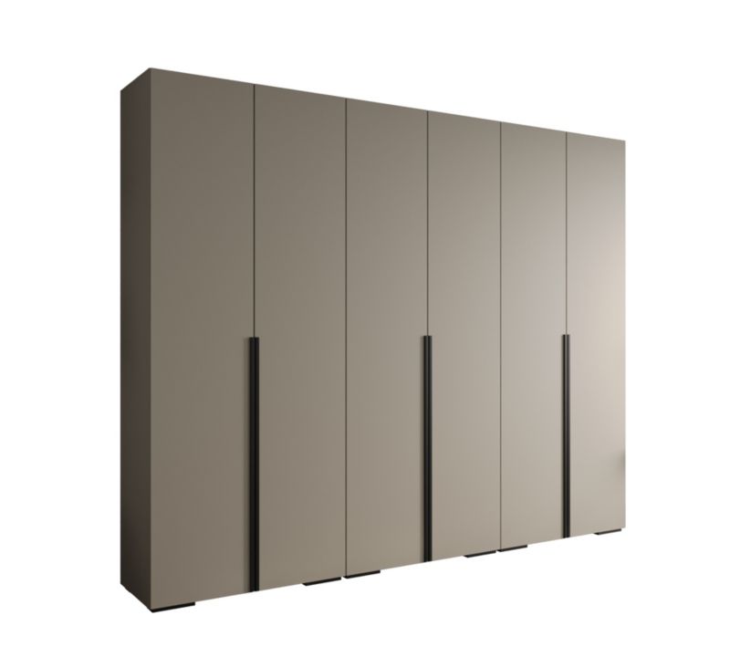 Szafa uchylna ubraniowa INOVA 1 (kaszmir/czarny) 3