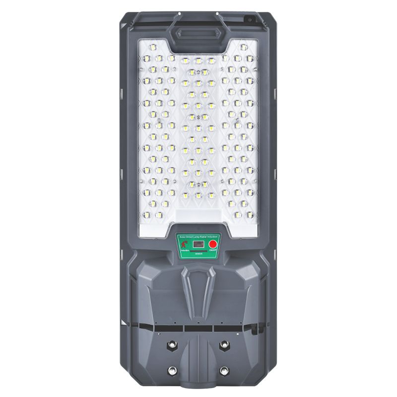 Lampa uliczna LED solarna MasterLED Lix 200W zimna biel 6000K IP65 z pilotem szara 1 szt.
