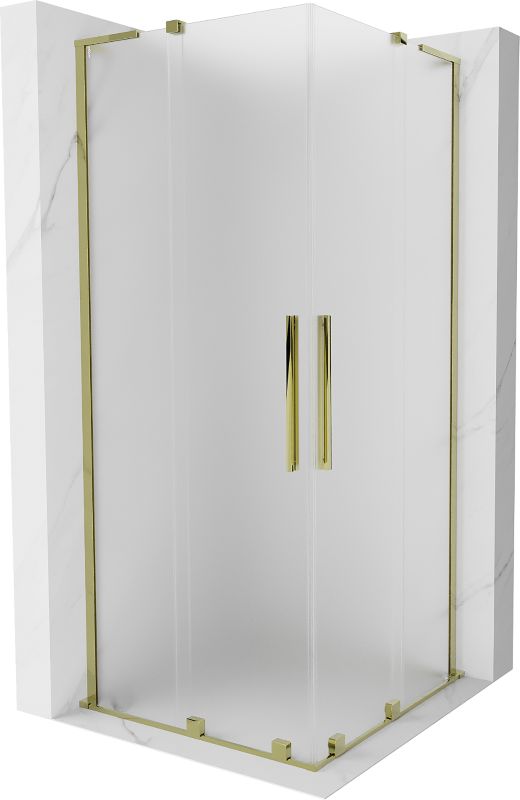 Kabina prysznicowa Mexen Velar L Duo rozsuwana 100 x 100 cm szron złota 1 szt.