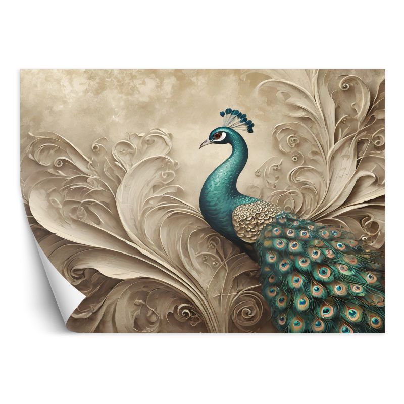 Fototapeta Feeby Paw Ptak Zwierzęta Beżowy 200x140 1 szt