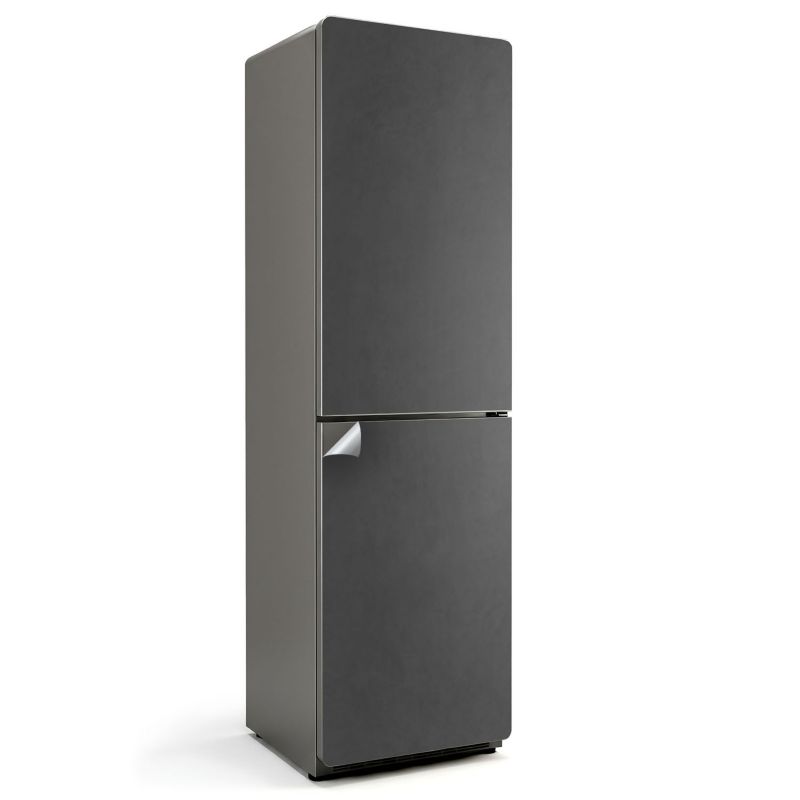 Ozdobna naklejka na lodówkę Wallfluent 60x205 cm Kolor Szaro-brązowy 1 szt.