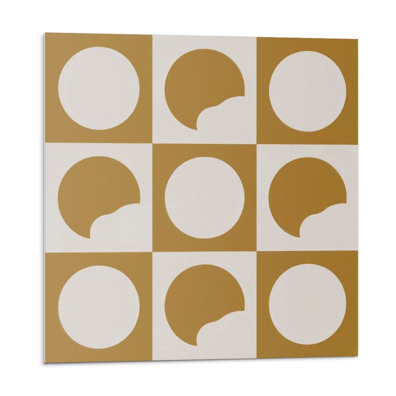 Kafelki samoprzylepne Wallfluent 50x50 cm Wzór ubytkowych kół w stylu abstrakcyjnym 4 szt.