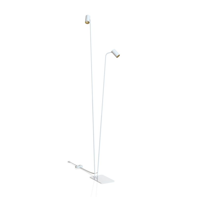 Lampa podłogowa stojąca Nowodvorski Lighting Mono biała 2 x GU10 x 10W wym: 216 x 69 x 44,5 cm - 1 szt.