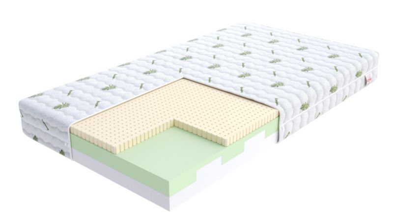 Materac piankowy FDM BONANZA 120x200 lateks, pianka wysokoelastyczna i poliuretanowa T25 1 szt.