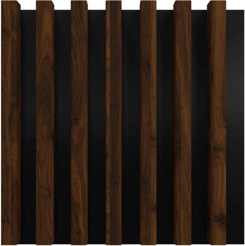 Lamel ścienny Stegu Linea Hazelnut mini 33,6 x 33,6 cm black