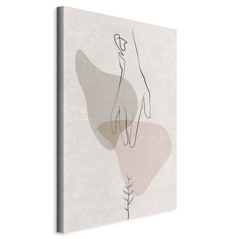 Obraz Artgeist Delikatny dotyk 80 x 120 cm płótno włoskie 1 szt