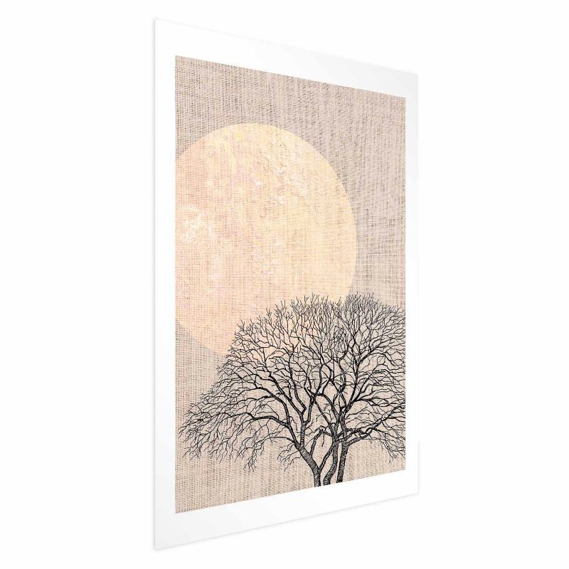 Plakat Artgeist Poranna pełnia księżyca 60x90 cm bez ramy 1 szt