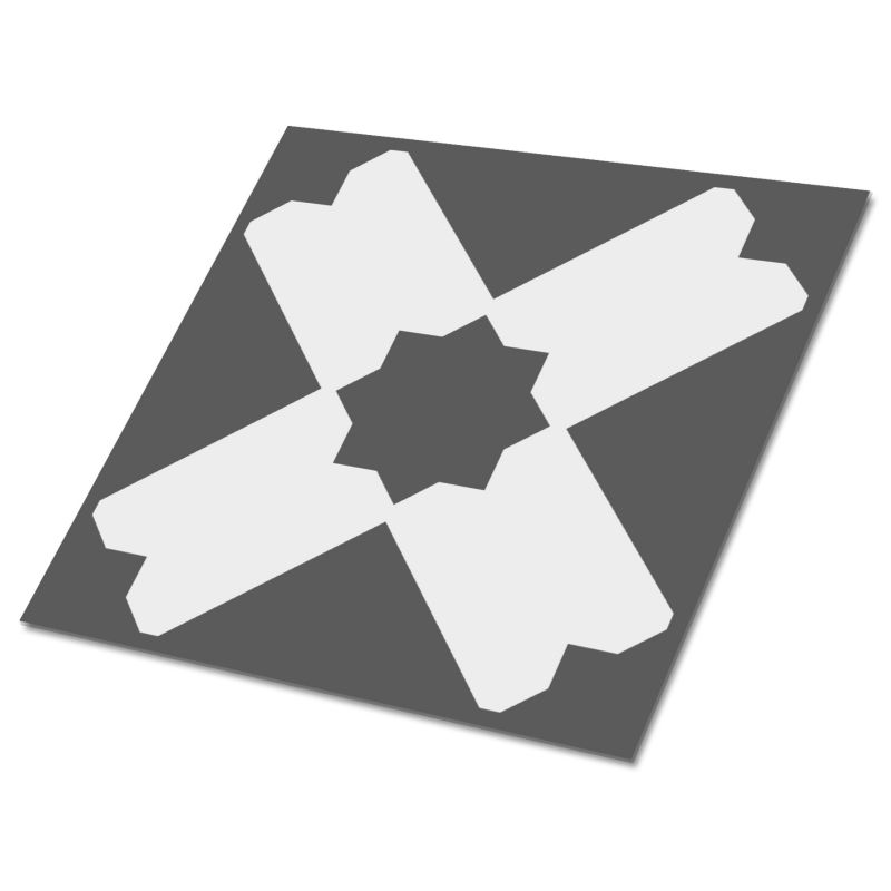 Kafelki samoprzylepne Tulup 30x30 cm Wzór geometryczny 9 szt. VIII