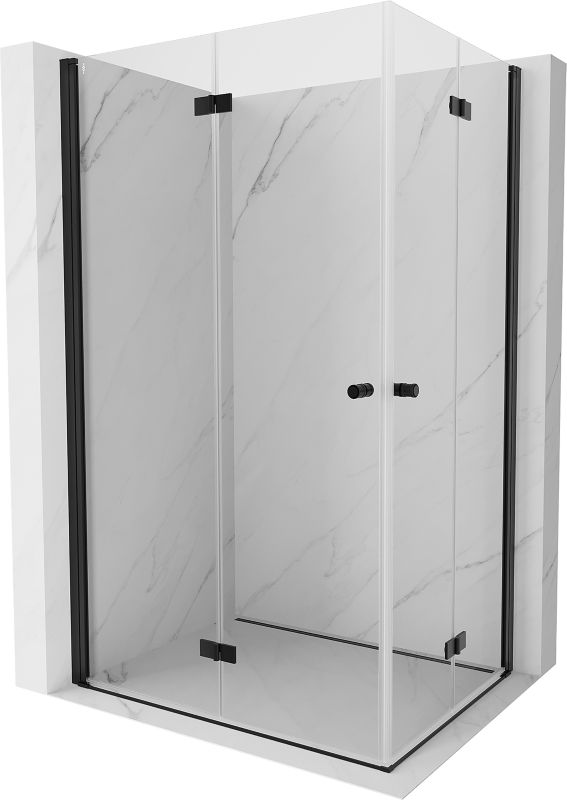 Kabina prysznicowa Mexen Mist-F czarna 85x105 cm 1 szt