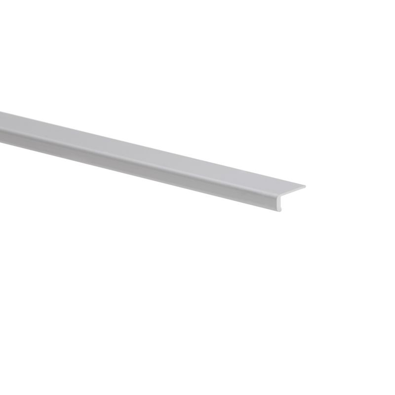 Profil krawędziowy aluminiowy gładki 1000 x 18 x 3 x 1 mm srebrny