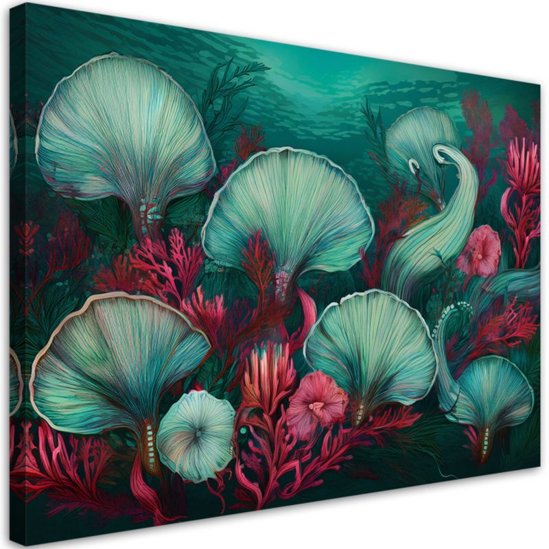 Obraz na płótnie Feeby Koralowce Morze Ocean Rośliny 120x80cm 1szt