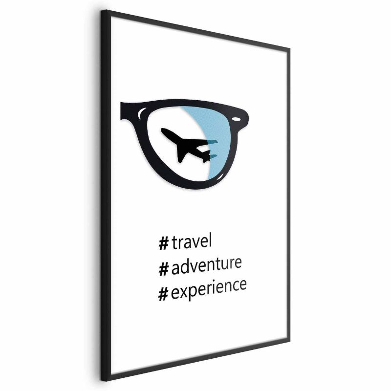 Plakat Artgeist Nowe doświadczenia 21x30 cm z ramą czarną 1 szt