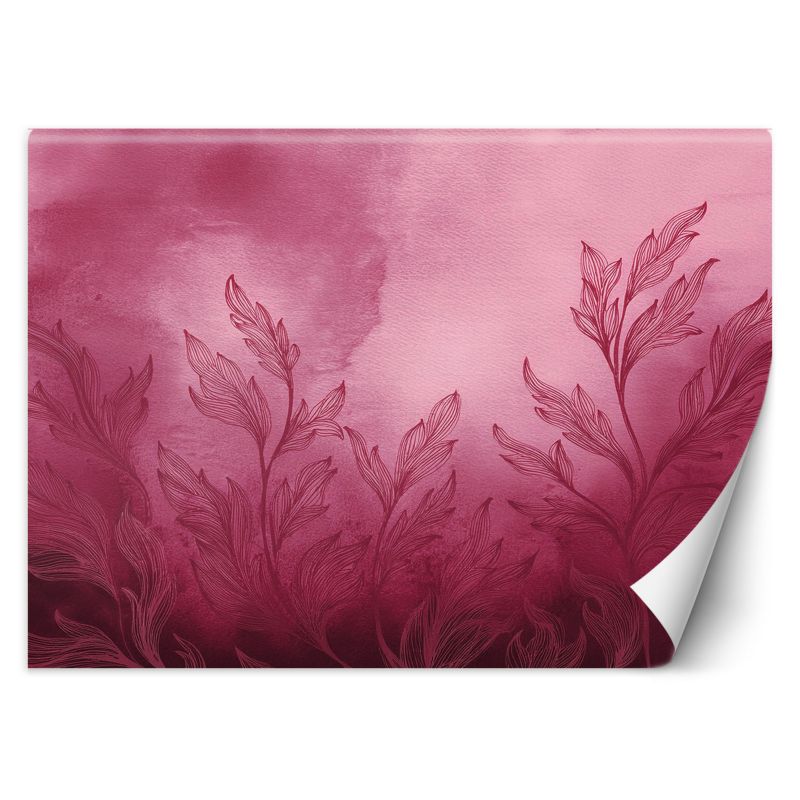 Fototapeta Feeby Rośliny na łące Różowy 200x140 1 szt