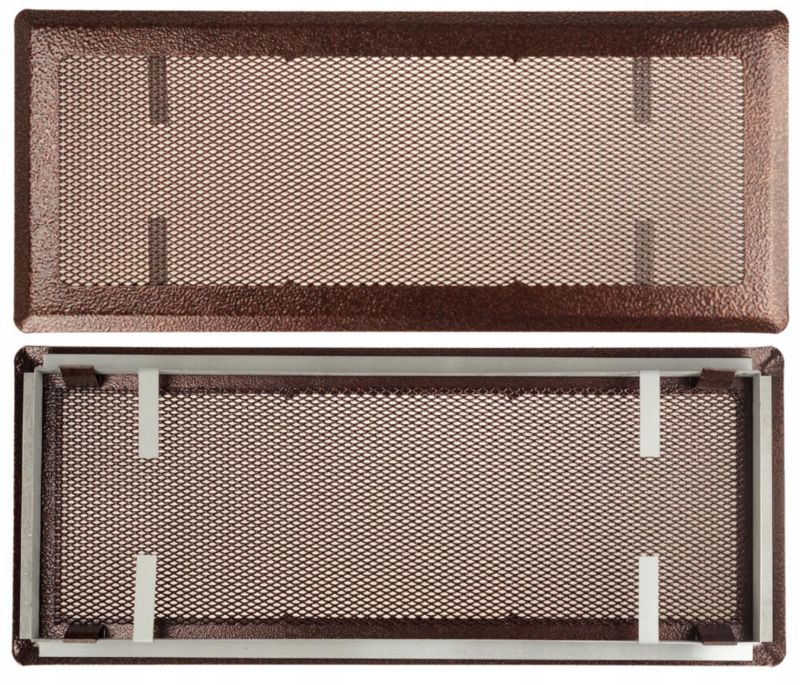 Kratka FEINZ Wentylacyjna Kominkowa Metal 16X45Cm Miedź 1 szt.