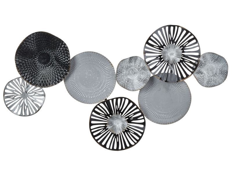 Dekoracja ścienna Tennessine Metal Czarny 1 szt.