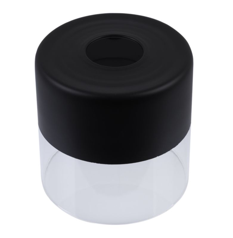 Klosz do lampy wiszącej Light Home LH Roma E27 czarny szklany 12x12cm 1szt.