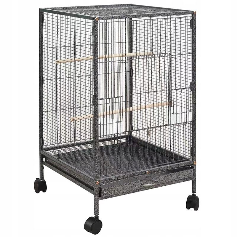 Klatka Rebiko metalowa dla ptaków egzotycznych woliera dla papug kanarków duża 1 szt.