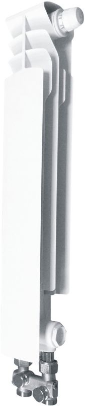 Przyłącze grzejnikowe Armatura Kraków prawe proste 50 x 50 mm