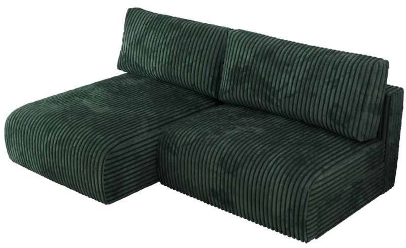 Narożnik MKS Meble VIVO L strona lewa zielony sztruks 1szt.