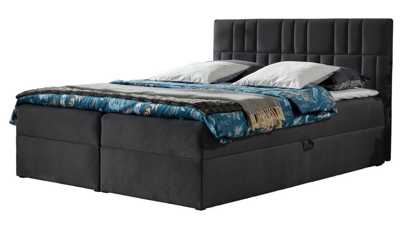 Łóżko kontynentalne MIRJAN 24 Top 3 180x200 ciemny szary 1 szt.