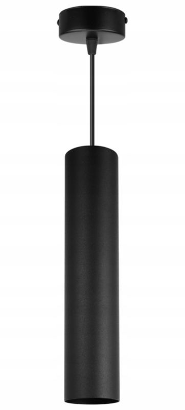 Lampa sufitowa wisząca Light Home LH Tuba 1x GU10 20W czarny 1szt.