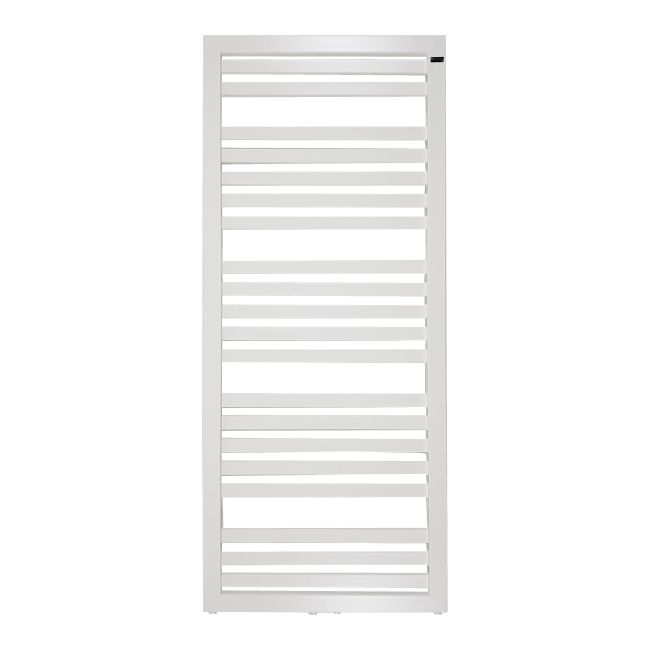 Grzejnik łazienkowy Kleo 128 x 54 cm biały mat